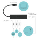 USB Hub i-Tec U3GL3SLIM