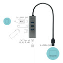 USB-jaotur i-Tec U3METALG3HUB