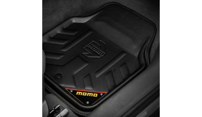Auto põrandamatt MOMO 3MDBSS Must Universaalne