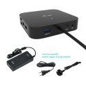 USB Hub i-Tec C31HDMIDPDOCKPD100 Black 100 W