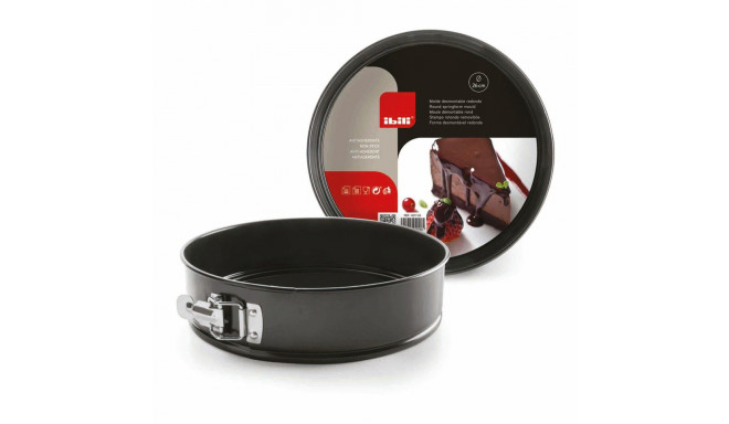 lahtikäiv tordivorm Ibili 820124 Teras Ø 24 x 6,5 cm Must Ringjas
