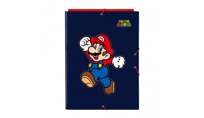 Folder Super Mario World Navy Blue A4