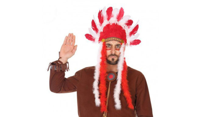 Indian Headdress 58297 Red American Indian