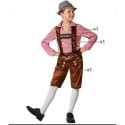 Children's costume Brown German - 7-9 Years