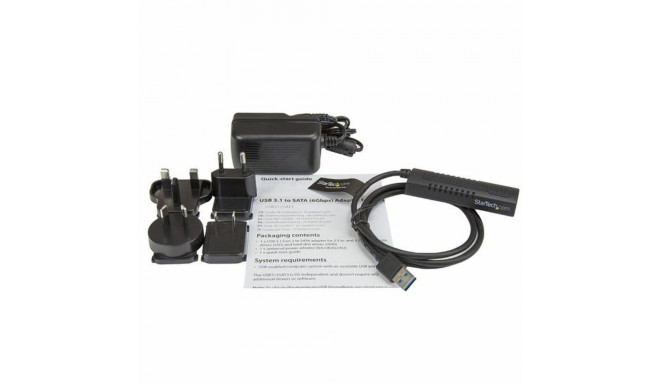 Adapterikomplekt Startech USB312SAT3           Must