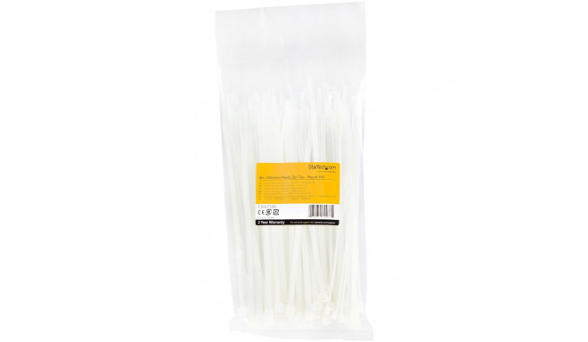 Nylon Cable Ties Startech CBMZT8N White (100 Units)