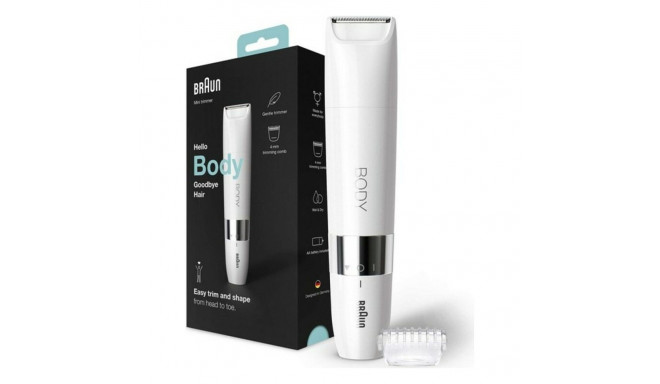 Electric Hair Remover Braun BS1000 White Unisex Soft