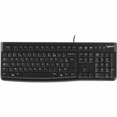 Klaviatuur Logitech K120 Must Prantsuse AZERTY