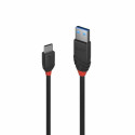 USB A - USB C Kaabel LINDY 36915 50 cm Must