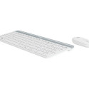 Keyboard and Mouse Logitech  MK470 White French AZERTY