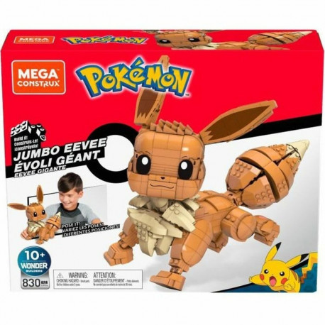 Konstruktsioon komplekt Pokémon Pokemon Eevee Giant Mitmevärviline