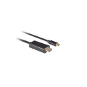 Lanberg USB-C - HDMI Cable 1m Black (CA-CMHD-10CU-0010-BK)