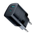 3MK Hyper GaN Charger 33W charger network. Black/Black