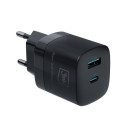 3MK Hyper GaN Charger 33W charger network. Black/Black