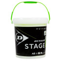 Tennis balls Dunlop STAGE 1 GREEN 60-bucket ITF