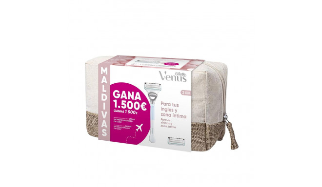 GILLETTE VENUS INTIMA NECESER MALDIVAS máquina + 2 recambios