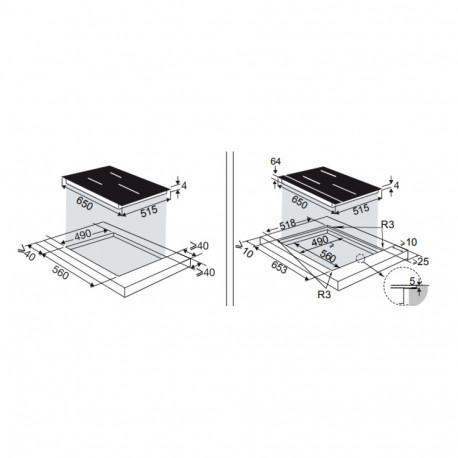 Induktsioonplaat De Dietrich DPI4321B
