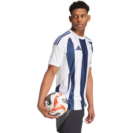 Adidas meeste spordisärk Striped 24 IW4554 S, valge-sinine