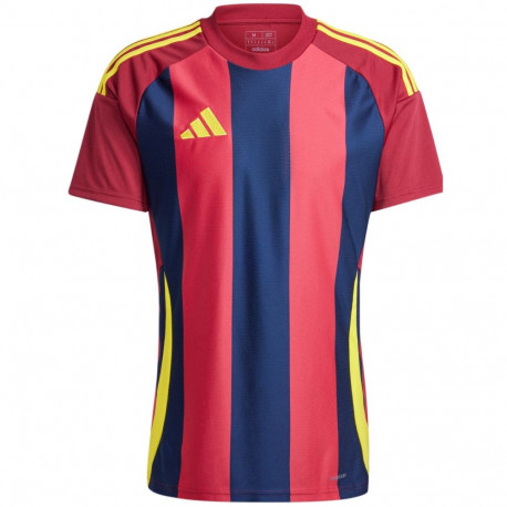 adidas meeste särk Striped 24 Jersey IW2149 L, bordoopunane-tumesinine