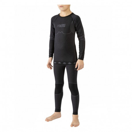 Viking laste termopesu Riko 500-14-3030-09 128-140cm, must