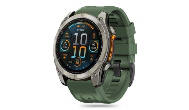 TECH-PROTECT SILICONE GARMIN FENIX 5X / 5X PLUS / 6X / 6X PRO / 7X / 8 (51 MM) ARMY GREEN