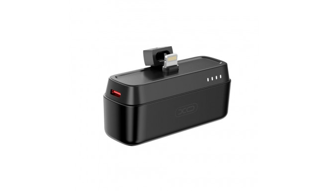 XO power bank mini PR244 20W 5000 mAh with Lightning connector black