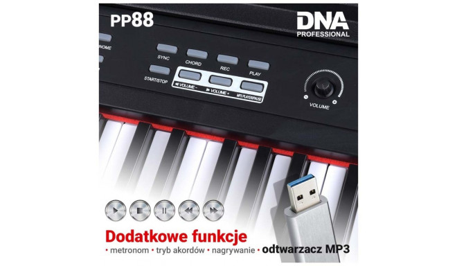 DNA digiklaver PP 88 täissuuruses klaviatuur