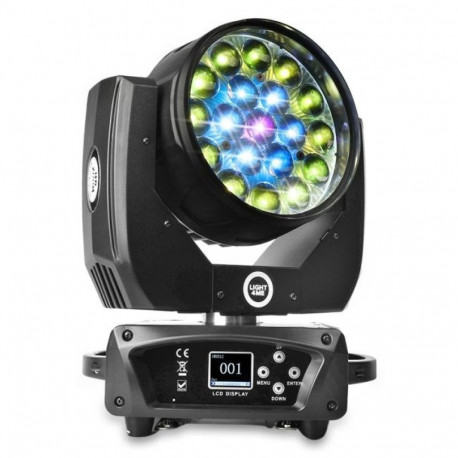 LIGHT4ME liikuvpea ZOOM WASH 19x15W RGBW LED