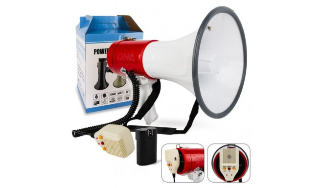 DNA MEGA2 Megaphone Voice Amplifier Siren USB BT