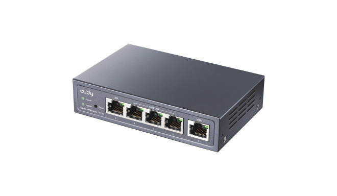 Cudy Gigabit Multi-WAN VPN ruuter juhtmega ruuter Fast Ethernet, Gigabit Ethernet hall