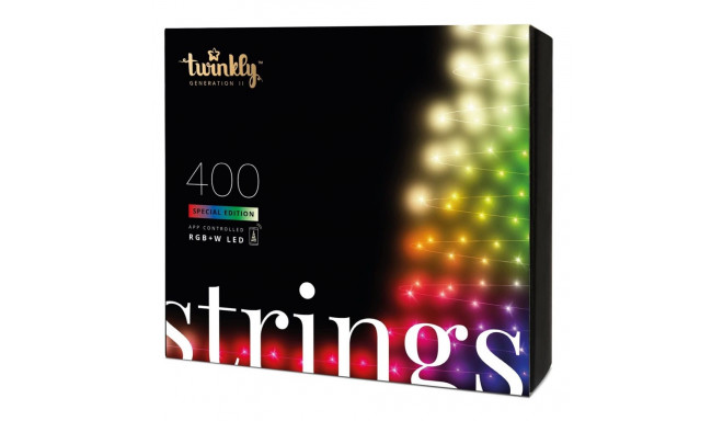 TWINKLY Strings 400 Special Edition (TWS400SPP-BEU) Smart Christmas tree lights 400 LED RGB+W 32 m