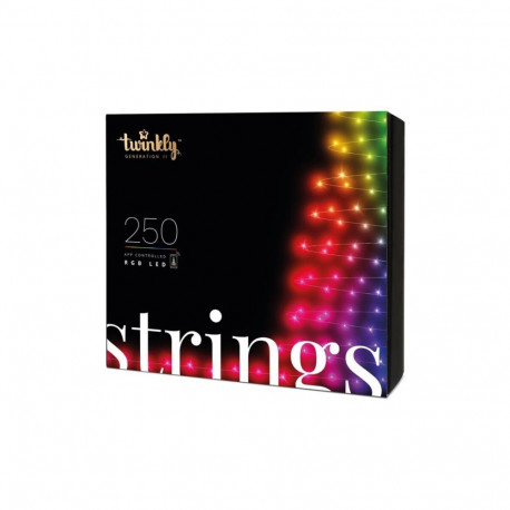 TWINKLY Jõulutuled 250 (TWS250STP-BEU) Nutikad jõulupuu tuled 250 LED RGB 20 m