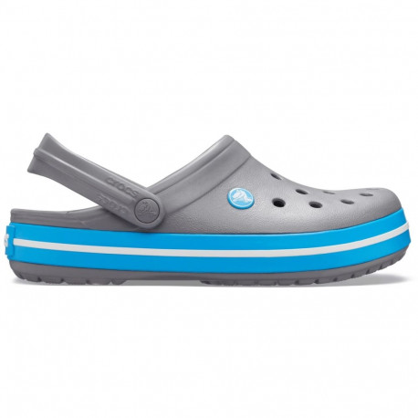 Crocs klotsid Crocband unisex, hall, sinine, valge