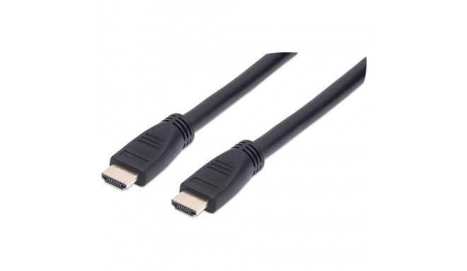 Manhattan HDMI-kaabel Ethernetiga (CL3 hinnatud, sobib seinasisesteks paigaldusteks), 4K@60Hz (Premi