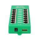 Extralink Gigabit PoE Injector 8 Port Active, 8 ports Gigabit 802.3at/af, Mode A