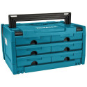 Makita MAKSTOR 3.6 Small parts box Black, Blue