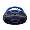 Denver TCL-212BT BLUE CD player Portable CD player Black, Blue