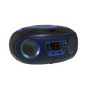 Denver TCL-212BT BLUE CD player Portable CD player Black, Blue