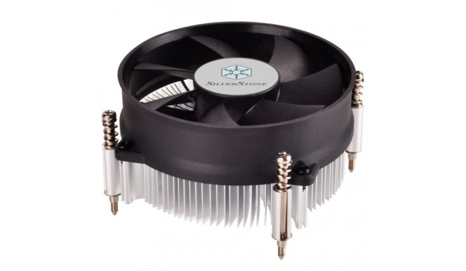 Silverstone NT09-115X Processor Cooler 9.2 cm Aluminium, Black