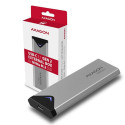 Axagon EEM2-UG2 storage drive enclosure SSD enclosure Black, Grey M.2