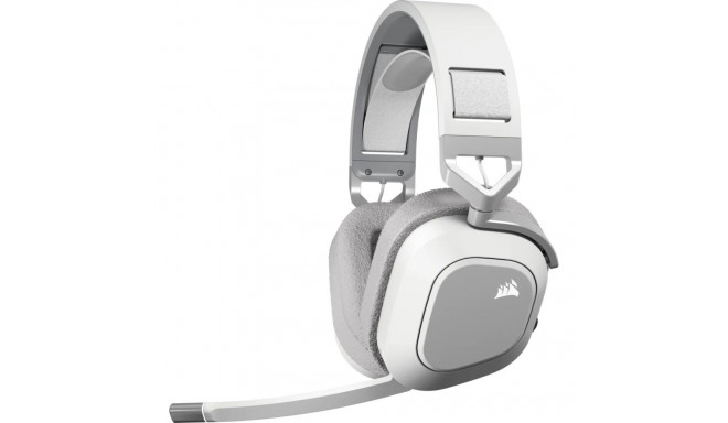 Corsair CA-9011296-EU kõrvaklapid/peakomplekt Juhtmevaba Peapael Mängimine Bluetooth Valge