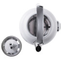 Adler | Kettle with a Thermomete | AD 1346w | Electric | 2200 W | 1.7 L | Stainless steel | 360° rot