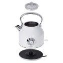 Adler | Kettle with a Thermomete | AD 1346w | Electric | 2200 W | 1.7 L | Stainless steel | 360° rot