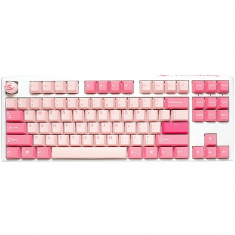 Ducky One 3 TKL mänguklaviatuur USB QWERTY inglise roosa