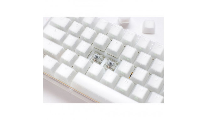 Ducky One 3 TKL klaviatuur Mängimine USB QWERTY Inglise Valge