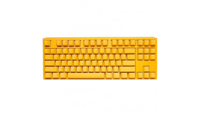 Ducky One 3 TKL keyboard Gaming USB QWERTY English Yellow