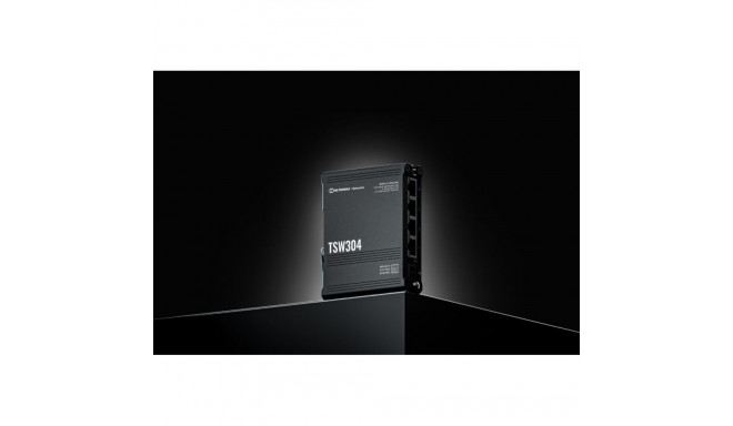 Teltonika TSW304 network switch Gigabit Ethernet (10/100/1000) Power over Ethernet (PoE) Black