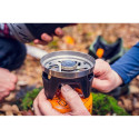 Camping stove pot + burner