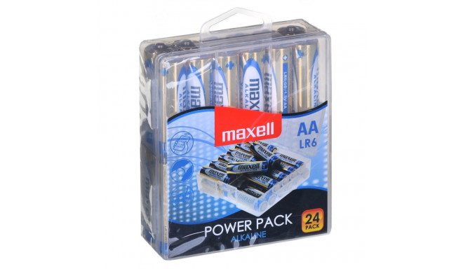 MAXELL leelispatarei LR6 VALUE BOX, 24 tk
