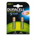 Duracell Rechargeable 800mAh HR03 AAA (LR03), 2-pack